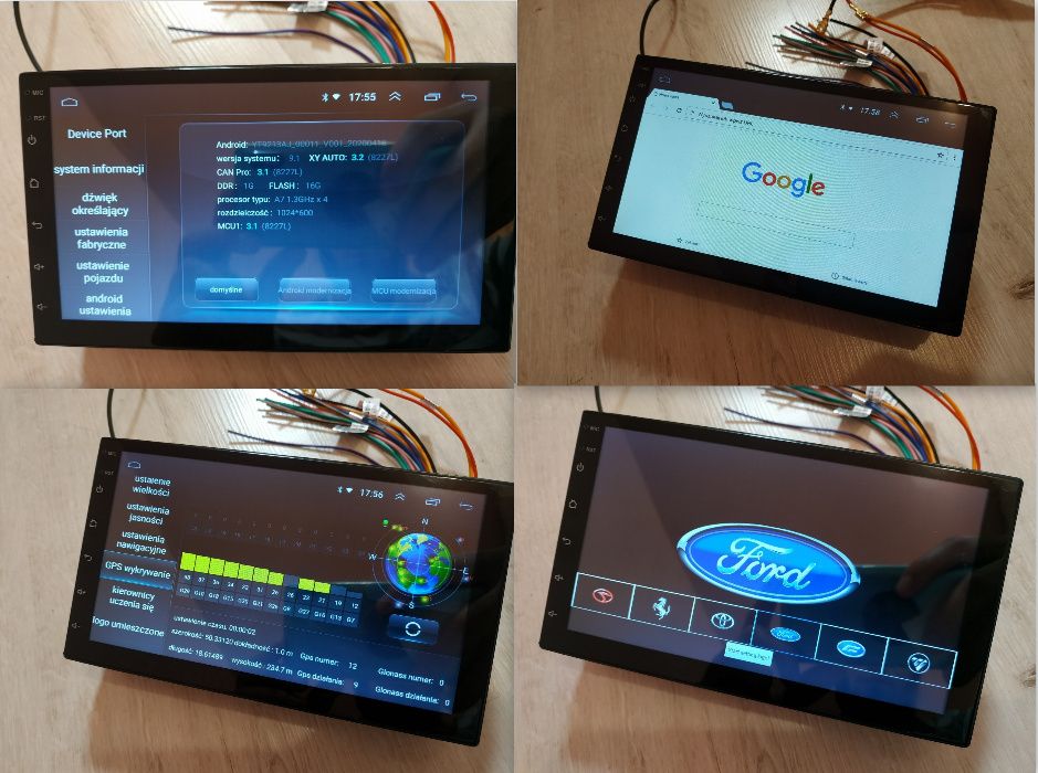 Radio Android 11 Wi-Fi/GPS/Buetooth/USB 1/16GB Polski Język!!