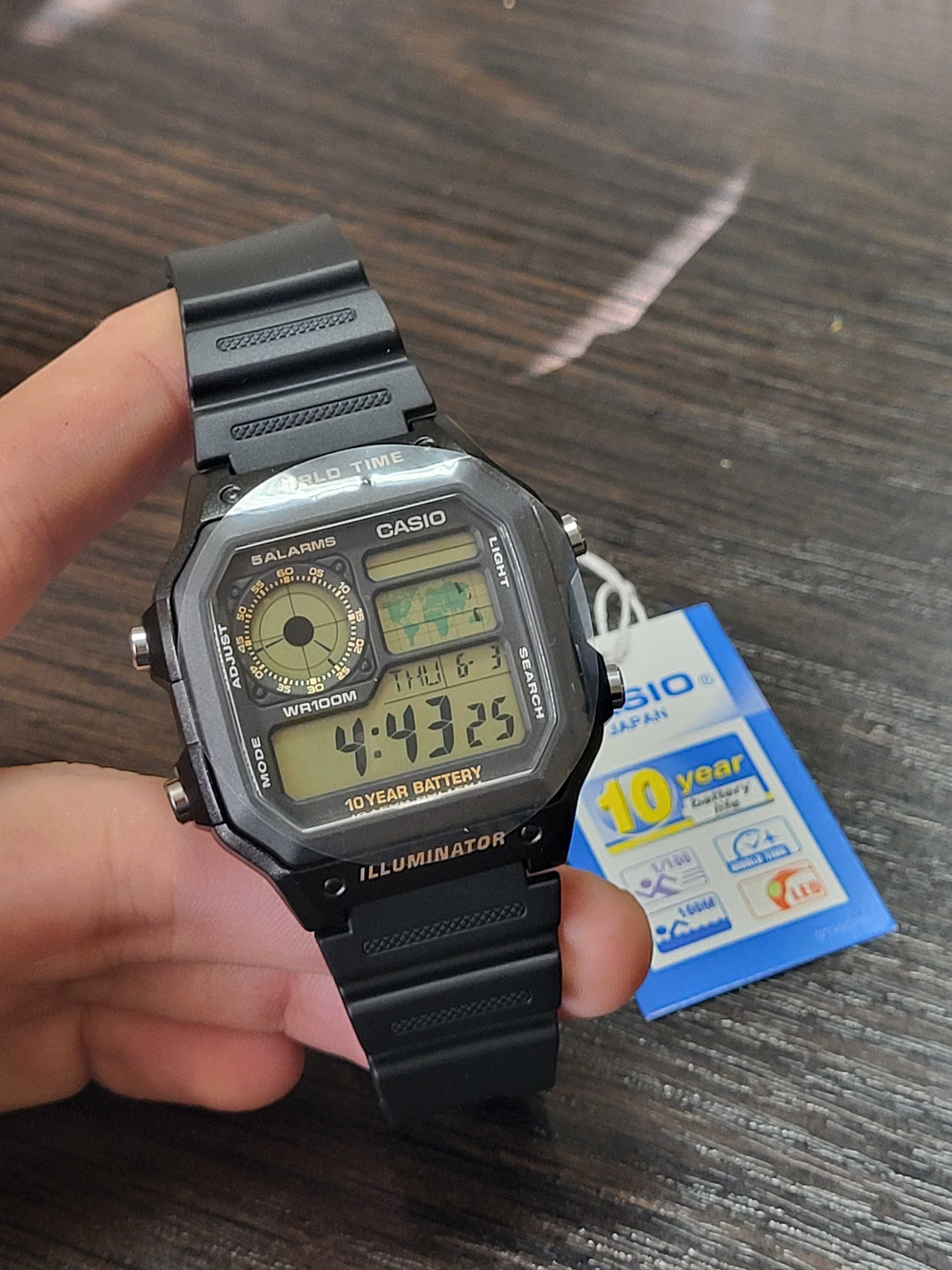 НОВИЙ наручний годинник CASIO AE-1200WH касио часи skmei montana часы