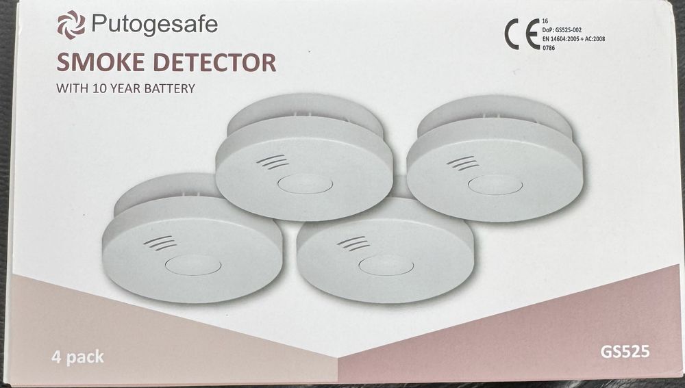 Czujnik dymu Putogesafe EN 14604