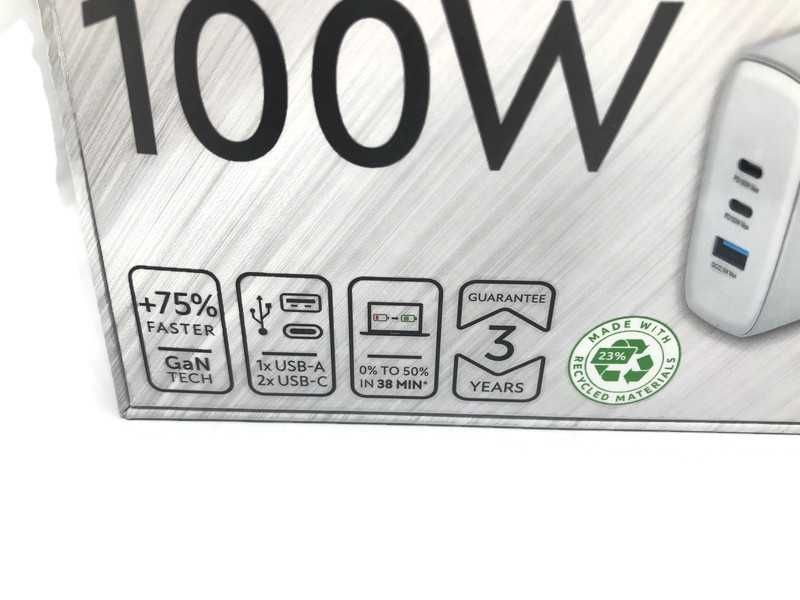 Ładowarka Re-Load 100W kabel pudełko biała