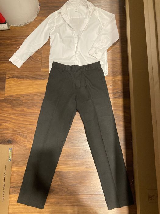 Elegancki zestaw dla chłopca koszula i spodnie