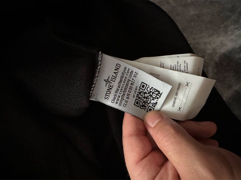 Чорна худі Stone Island чоловіча, нова з бірками