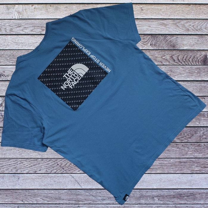 Футболка The North Face carbon box big logo blue (Розмір М)