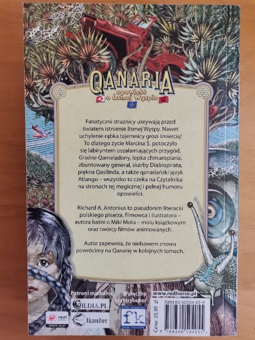 Richard A. Antonius, Qanaria. Opowieść o 8smej wyspie t. 1