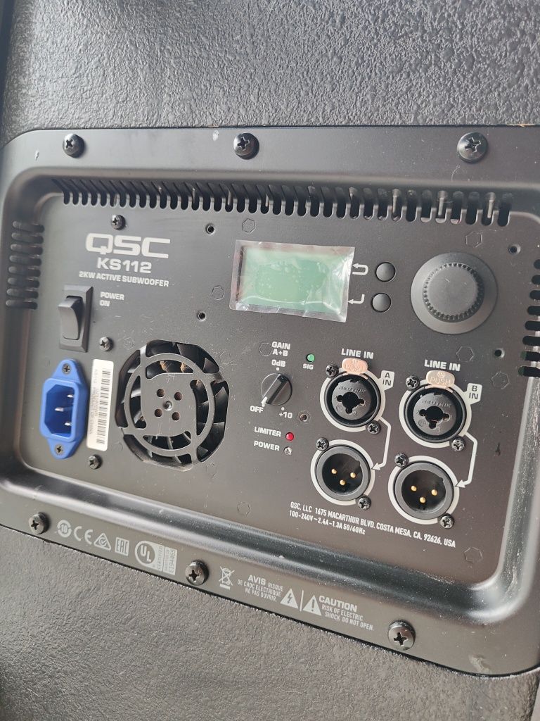 Qsc Ks112 stan IDEALNY 4800zł kolumna basowa aktywna z super pokrowcem