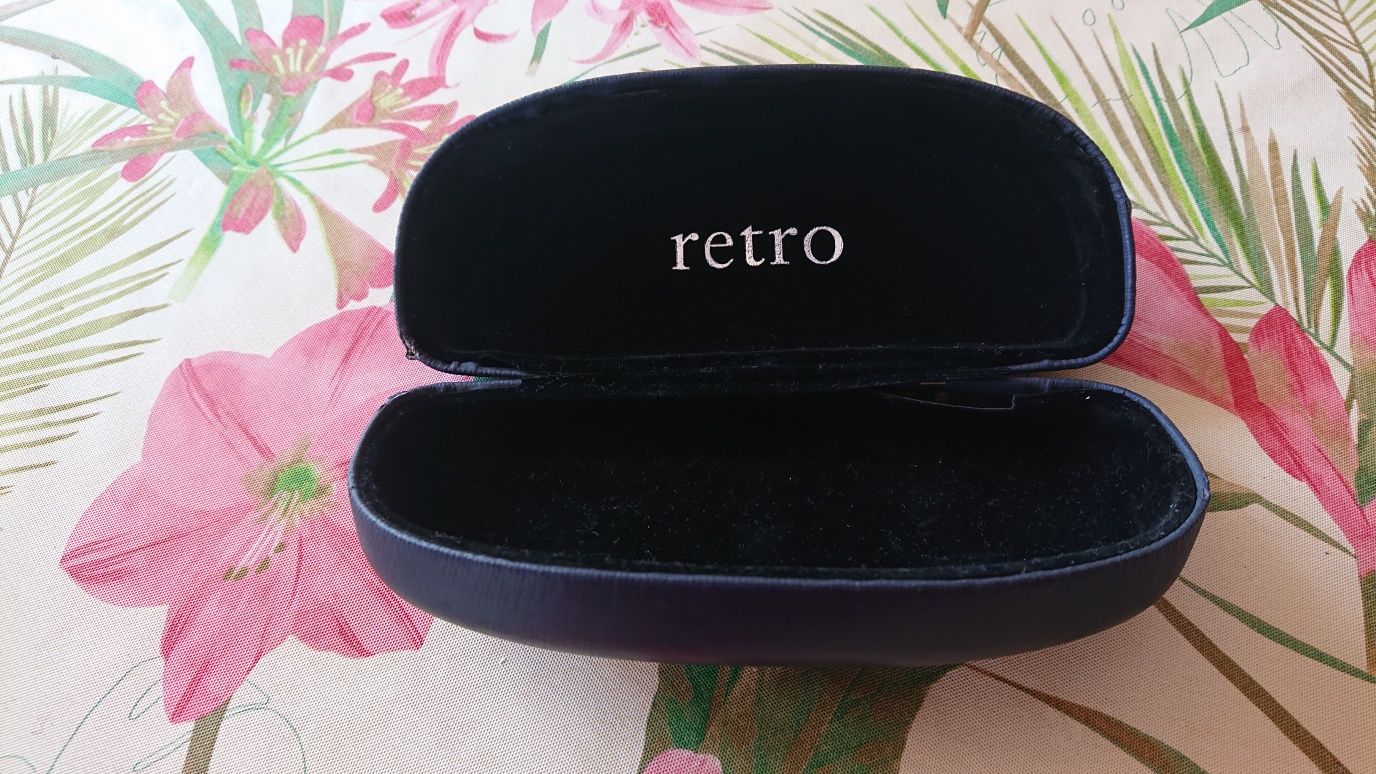 Etui Pokrowiec Futerał na okulary Retro