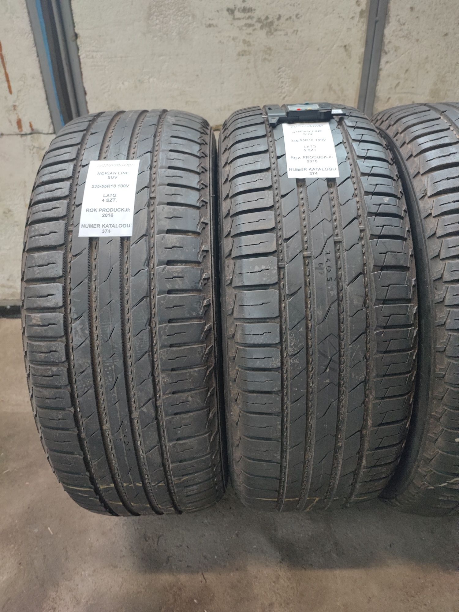 Opony letnie 235/55R18 100V Nokian Line Suv