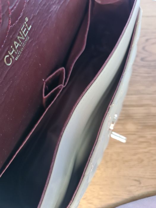 Classic Bag flap Chanel beige bezowa