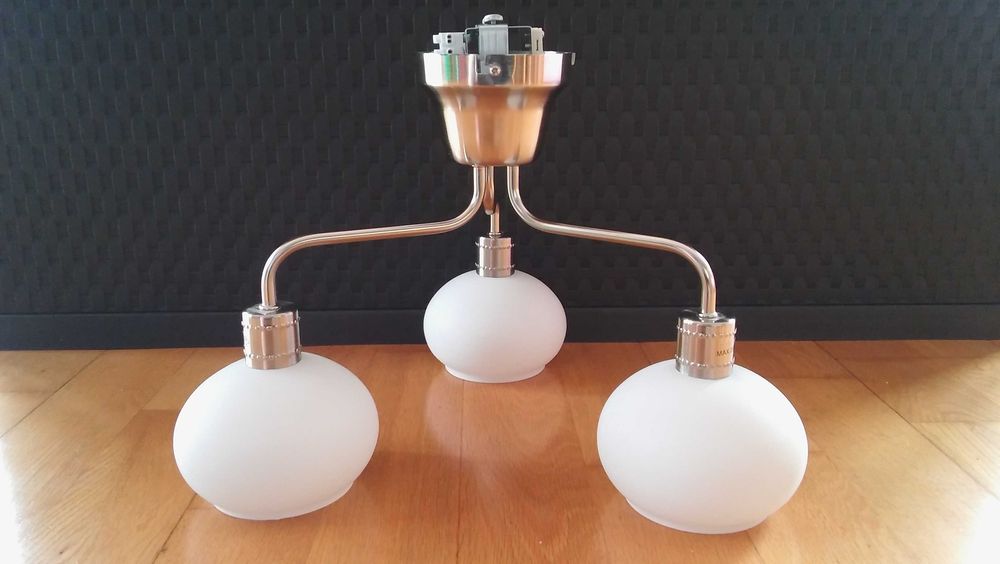 Candeeiro de tecto com 3 braços