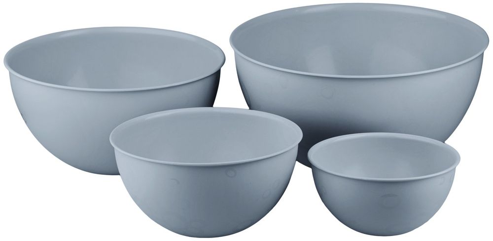 Zestaw 4 plastikowych misek na warzywa owoce kompl