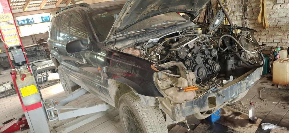 Розборка джип черокі 2.7cdi АКПП роздатка передній міст редуктор