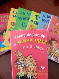 8 Livros da coleção Clube das Amigas