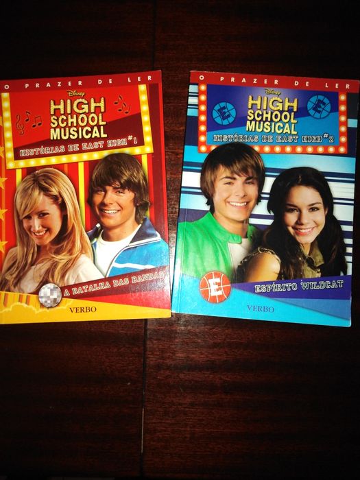 Livros juvenis Higt School Musical