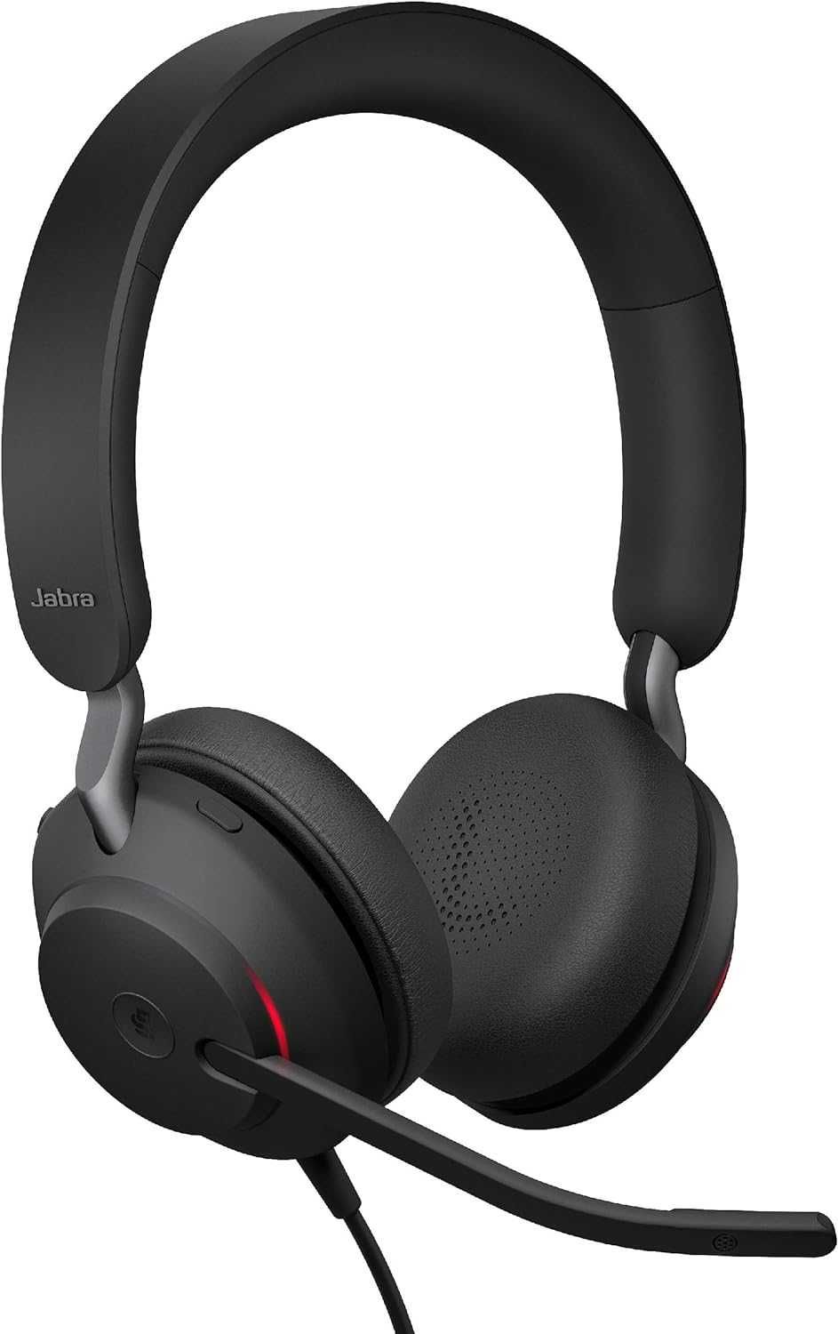 Auricular Jabra Evolve2 40, UC Stereo, Preto | NOVO