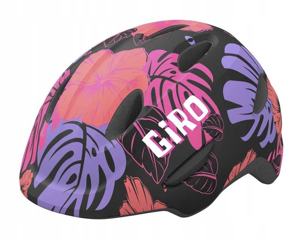 Kask dziecięcy GIRO SCAMP matte black floral (Rozmiar: XS)