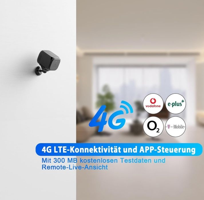 Бездротова камера стільникового зв’язку 4G LTE для приміщень, камера б