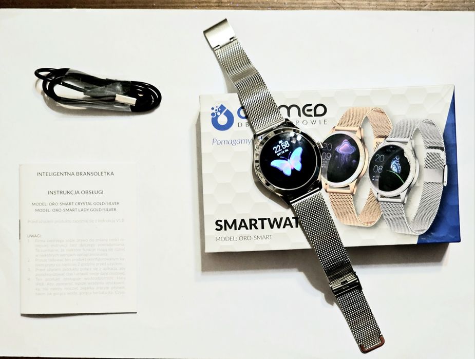 Смарт годинник жіночий металевий