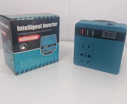 Инвертор  AC220V/DC5V/21V под акумулятор Makita