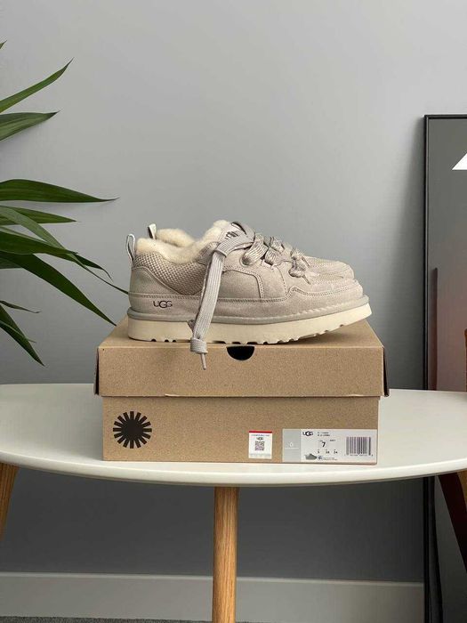 Жіночі зимові кросівки UGG Lo Lowmel Sneaker Chestnut FUR 36-41