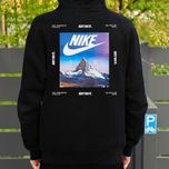 ХС С М Л ХЛ - Nike Mountains - Худи черное - Биг Лого - Jordan Найк