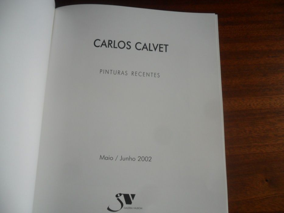 "Carlos Calvet - Pinturas Recentes" - Catálogo