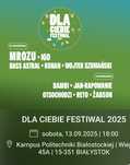 Zaproszenie na imprezę DLA CIEBIE FESTIWAL  13.09.2025 KAMPUS Politech
