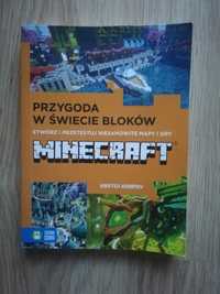 Minecraft książka, przygoda w świecie bloków