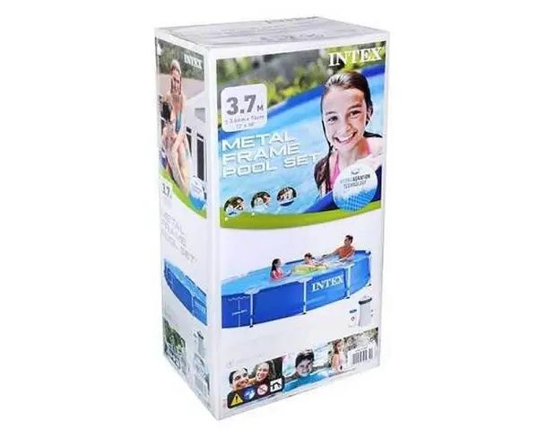 Intex 28212 каркасний басейн Metal Frame 366x76 см з фільтр-насосом