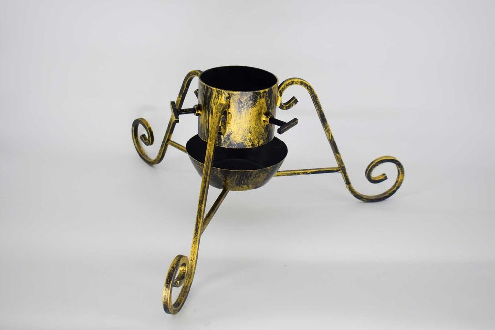 Metalowy stojak choinkowy, pod, na choinkę Z POJEMNIKIEM NA WODĘ