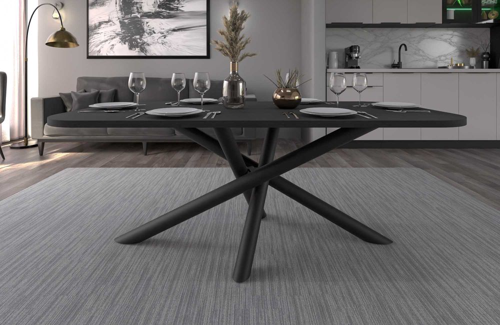 Nowość duży stół 185x90 - stelaż pająk - 4 kolory