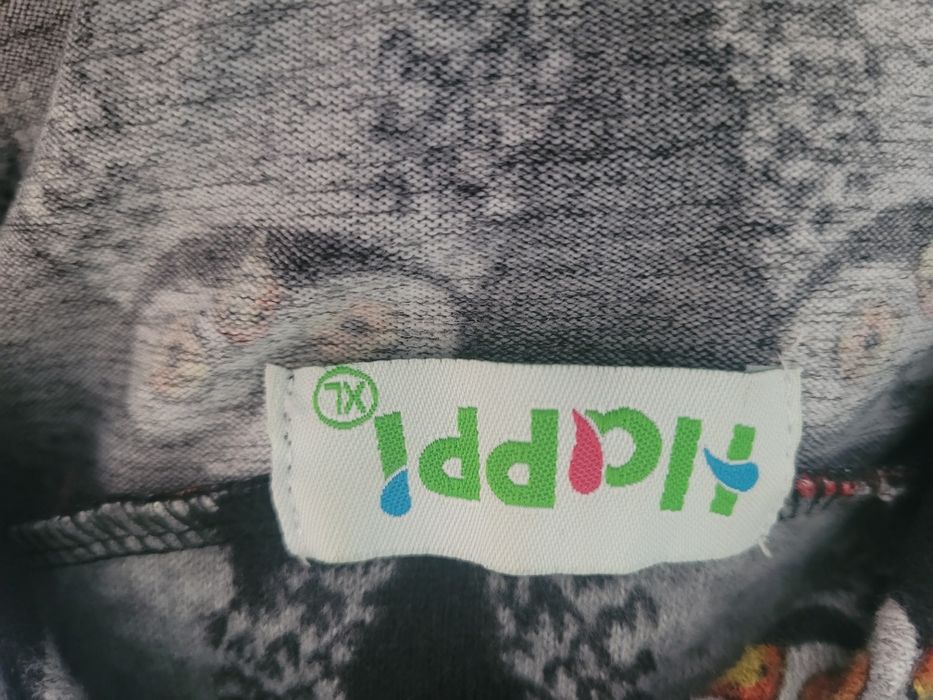 Sweterkowa tunika w sowy Happi ,unikatowa,XL(42)