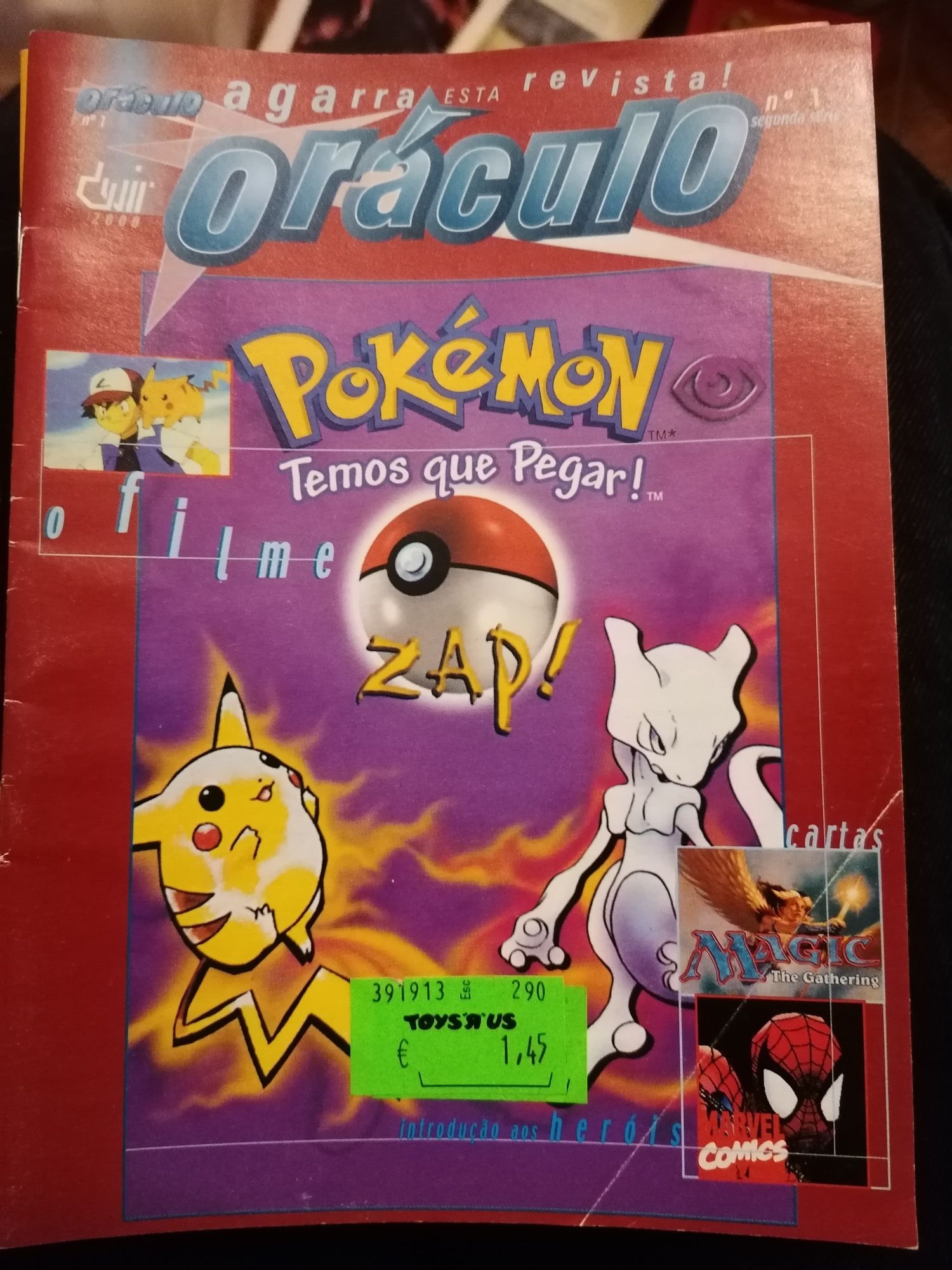 Revista Oráculo Pokemon 1, 3, 4 e 7