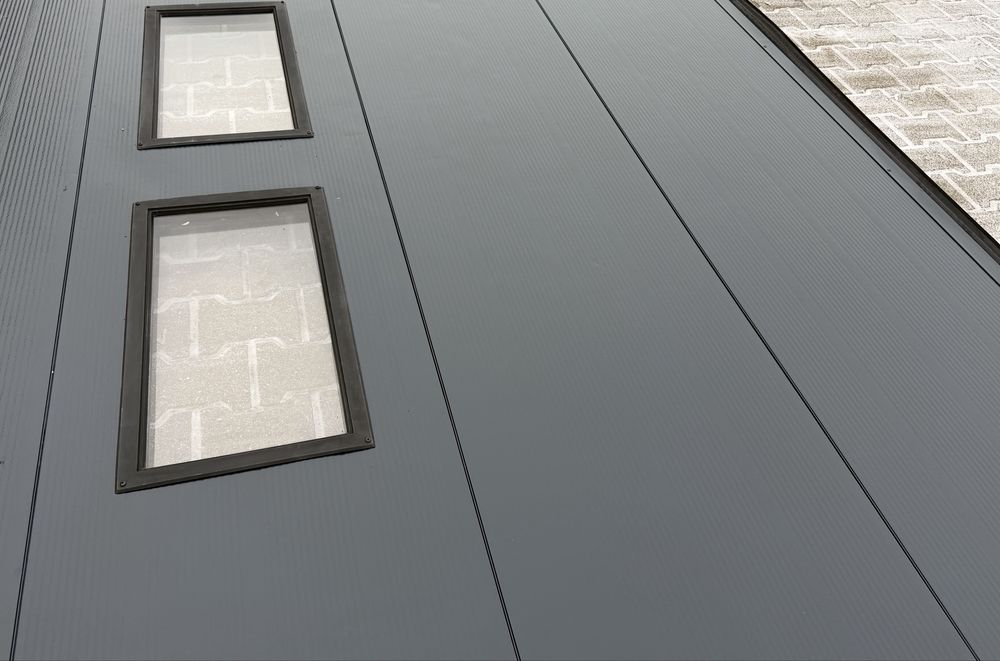 Brama 440 x 420 panelowa segmentowa garażowa przemysłowa rolowana