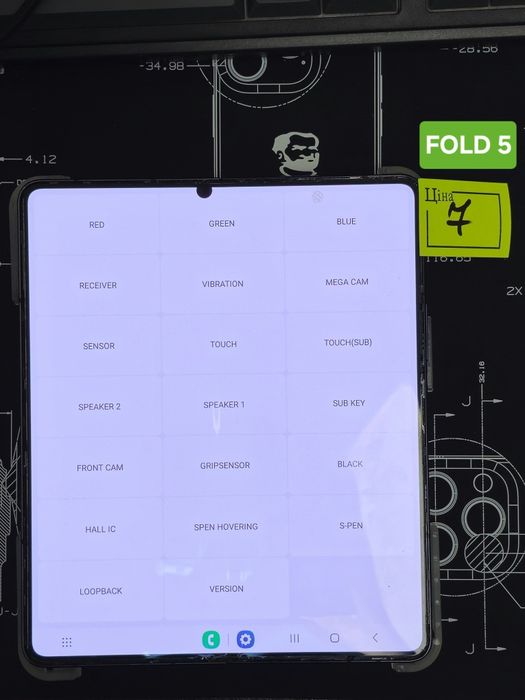 Дисплеї Samsung Galaxy Fold 3/4/5/6 з дефектами