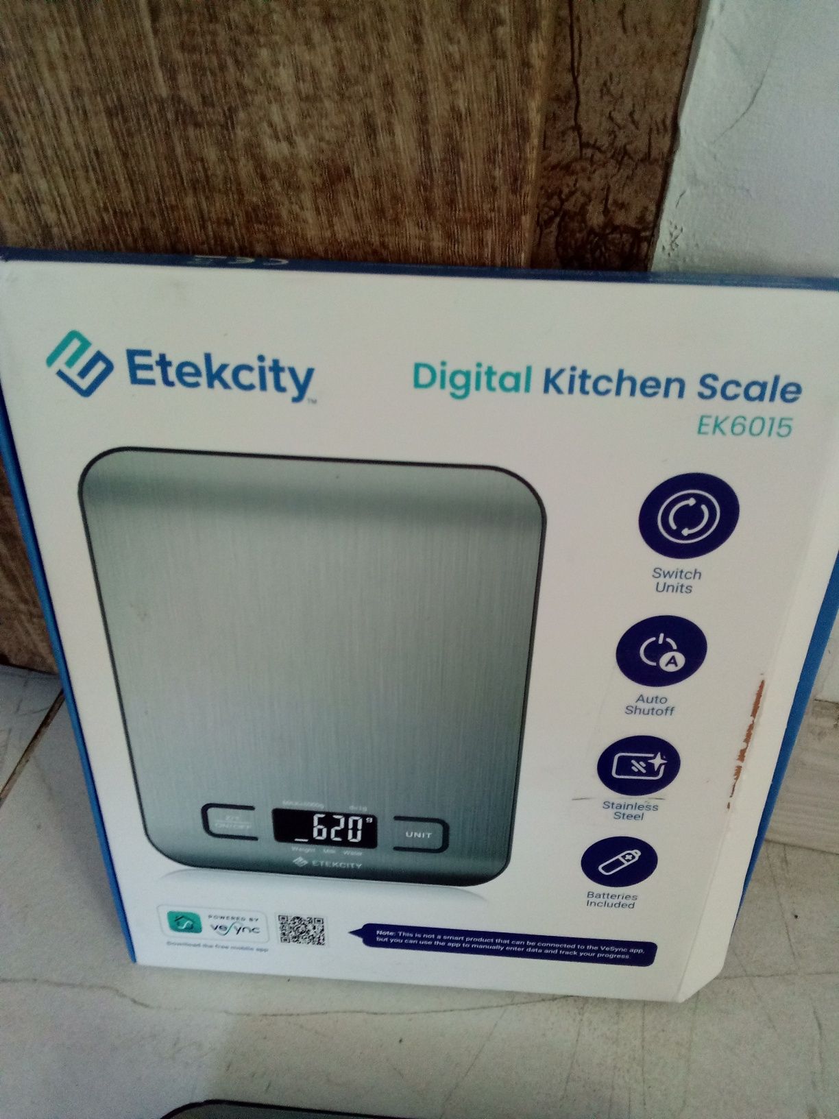 Waga kuchenna Etekcity EK6015 srebrny/szary 5 kg