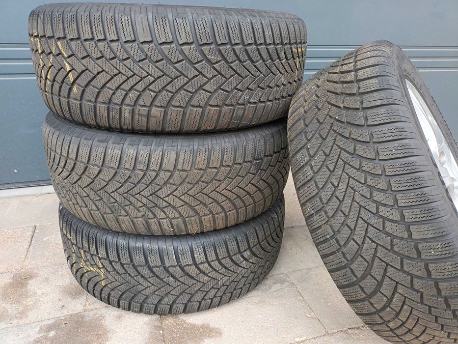 Koła zimowe FORD, VOLVO 5x108 /Alufelgi + opony BRIDGESTONE 235/55 R17