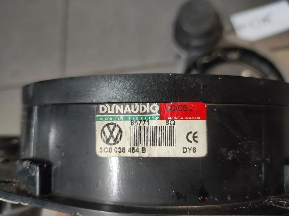 GŁOŚNIK PRZEDNI DYN AUDIO VW PASSAT B6 LIFT B7 OE 3C0035454B WYSYŁKA !!!!