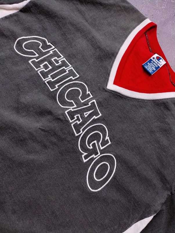 Koszulka Champion Chciago Bulls shooting shirt 90s vintage Bulls XL