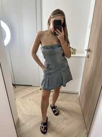 Jeansowa sukienka mini