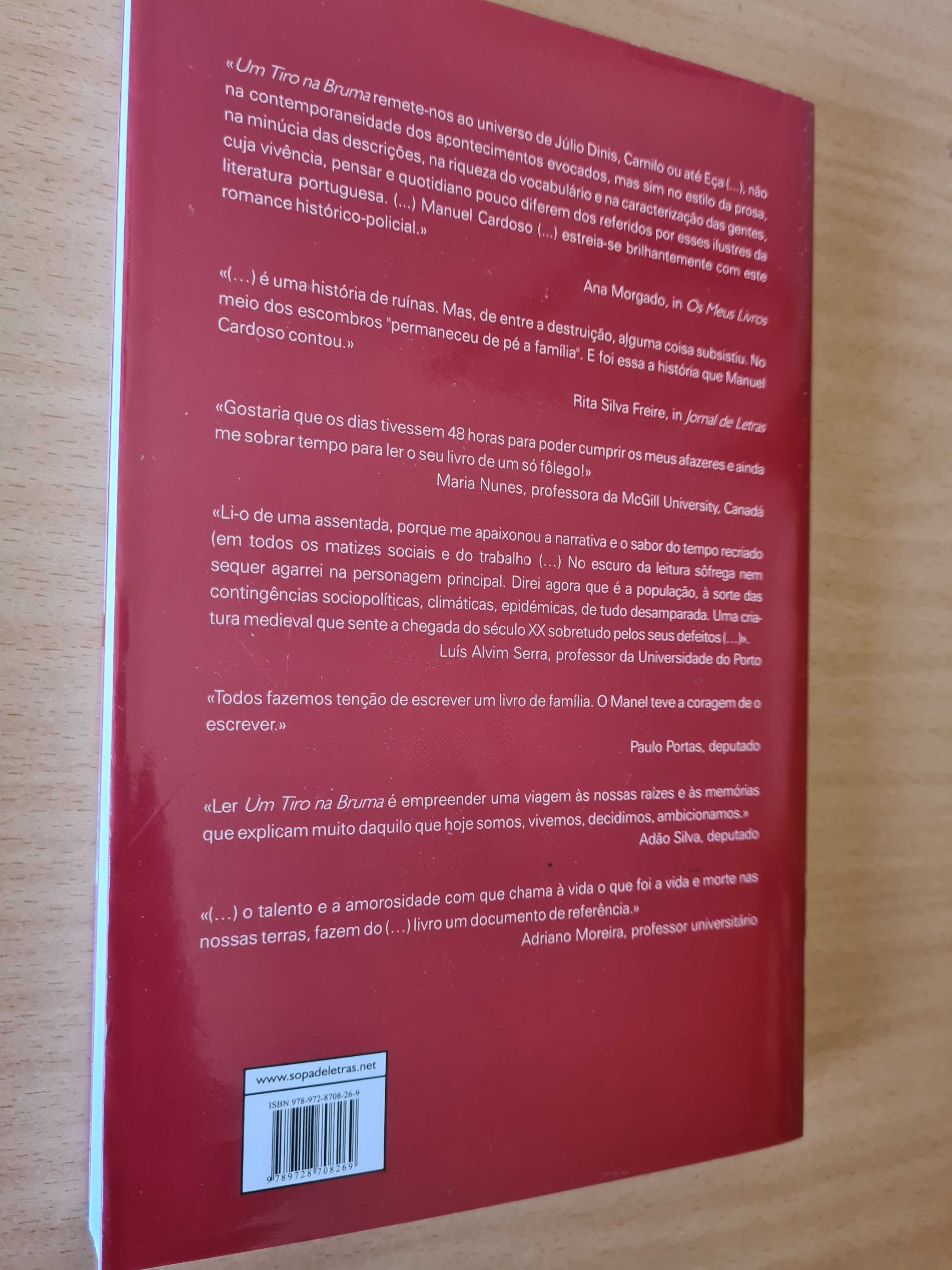 Livro "Um Tiro na Bruma" de Manuel Cardoso