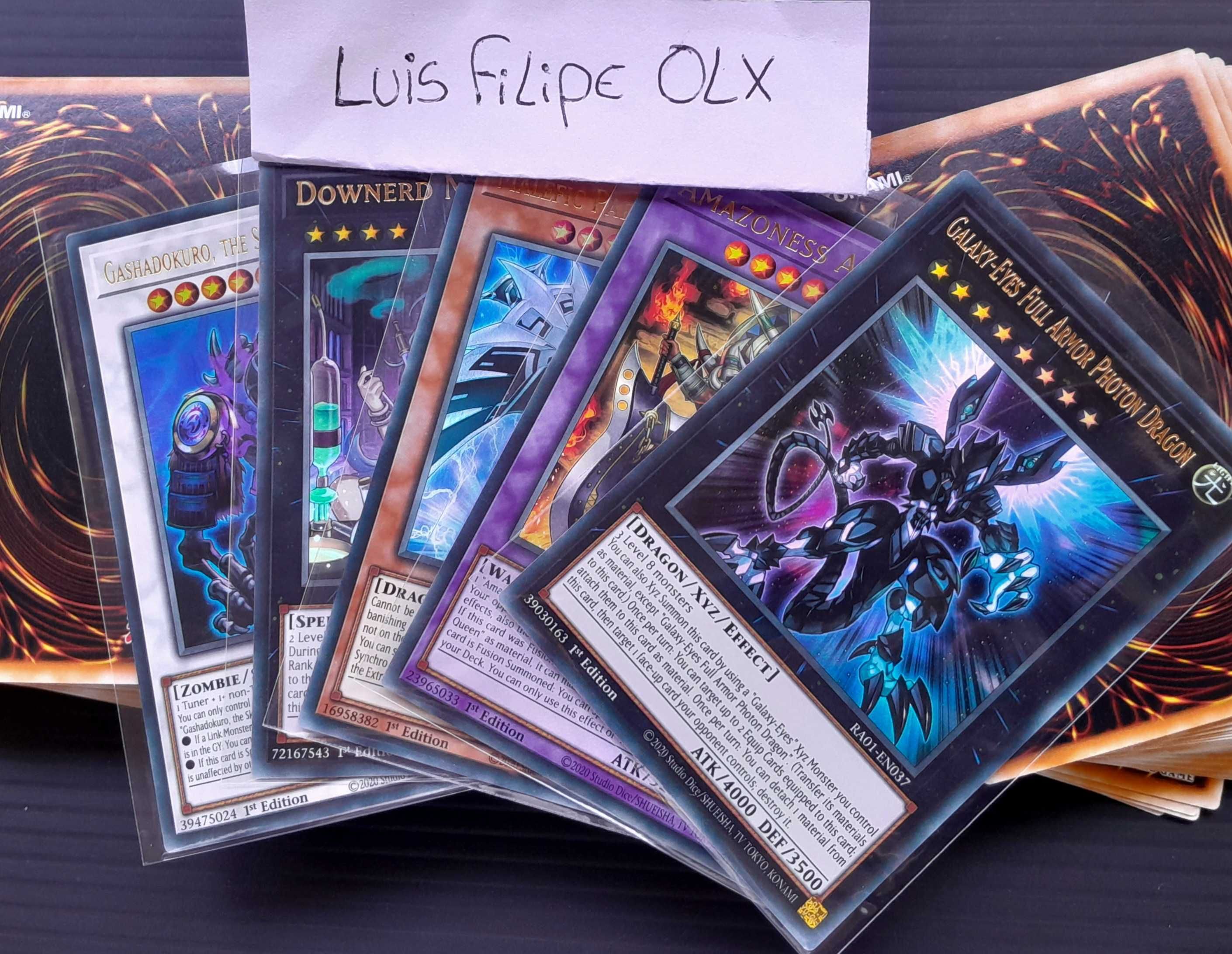 Cj. 155 Cartas Yu-Gi-Oh *ORIGINAIS*