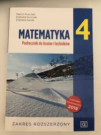 Podręcznik matematyka rozszerzona 4, CE