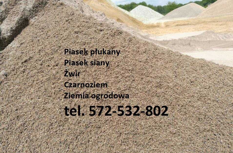 Piasek budowlany, piasek siany, piach płukany, żwir - Zgierz i okolice