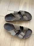 Birkenstock 39 zamszowe klapki skora zamsz arizona seude