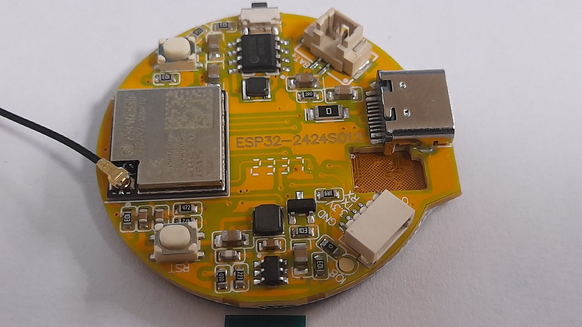 Контролер ESP32 C3 2424S012 LVGL IPS 1.28" круглый экран без тача