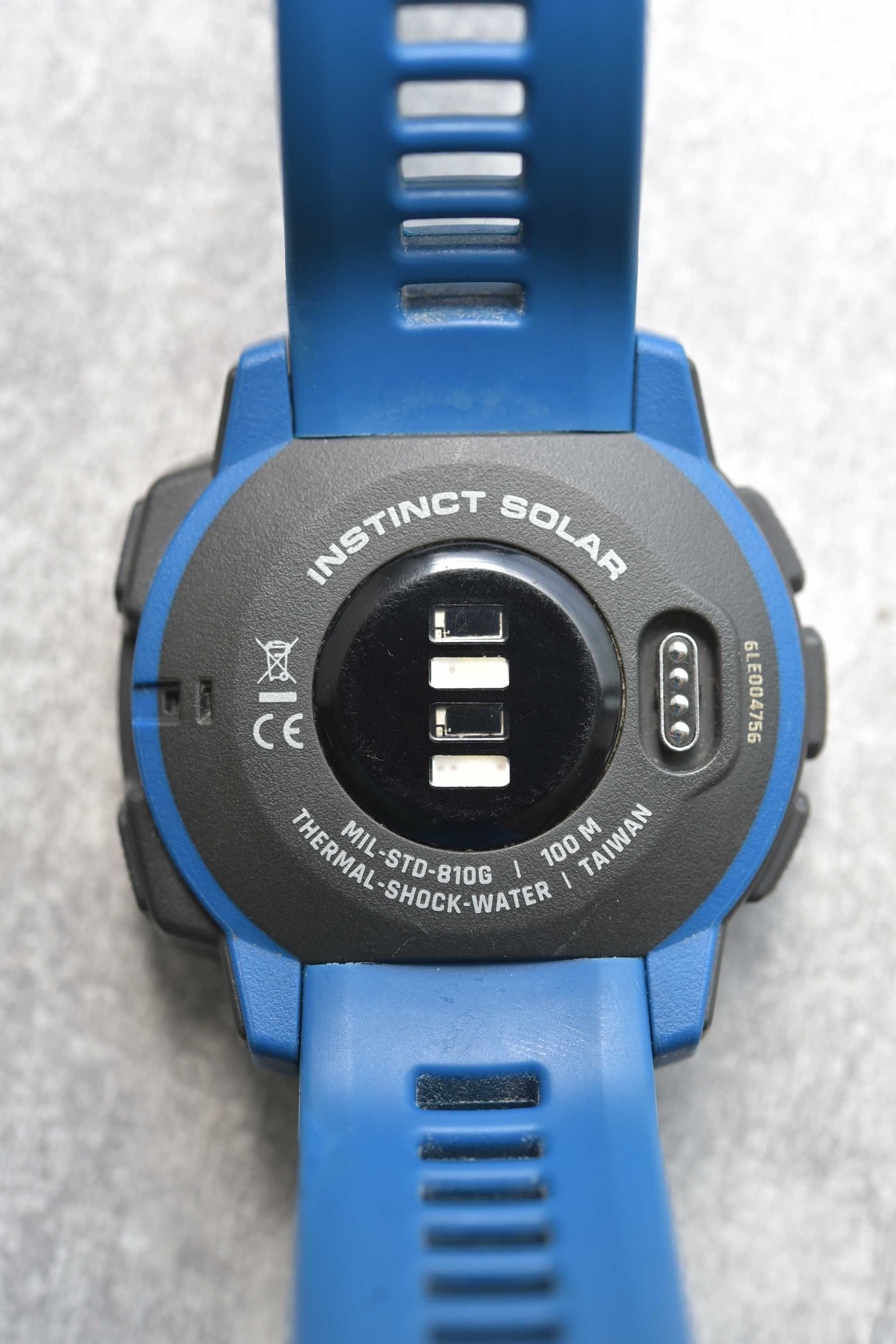 Garmin Instinct Solar синій колір gps компас