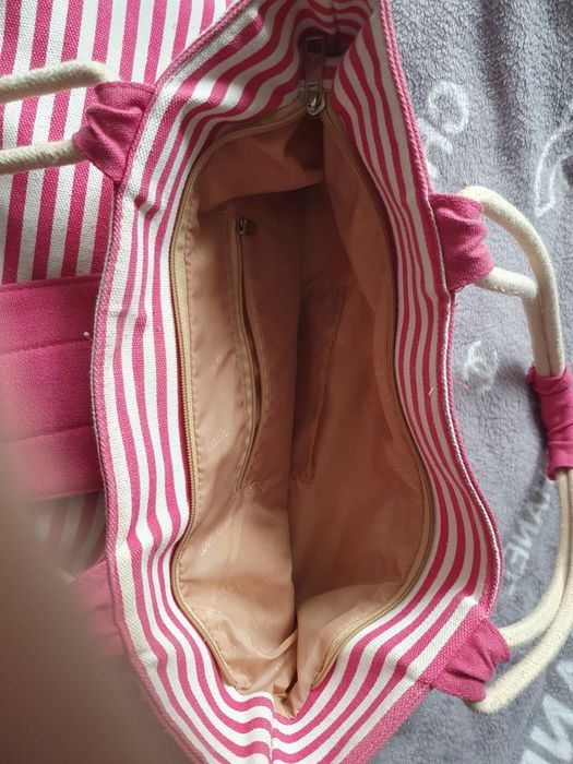 Torba plażowa fuksja