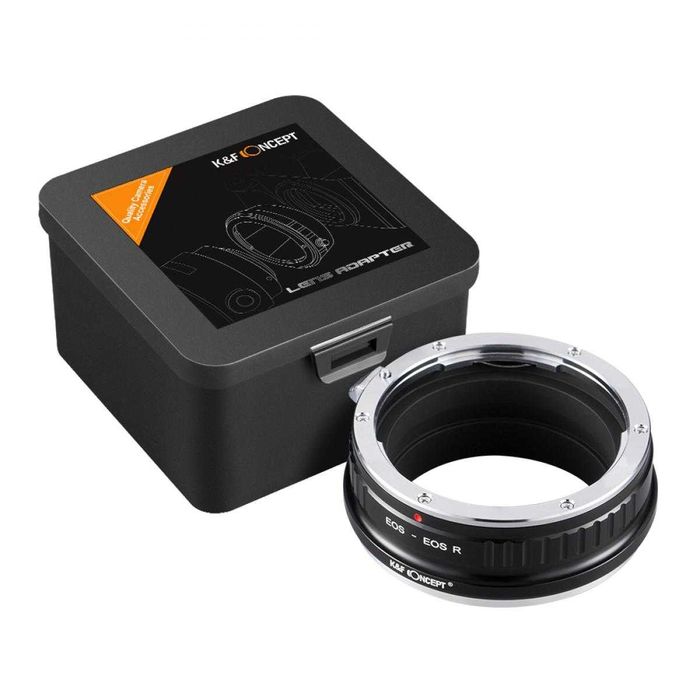 Adapter mocowanie obiektywu aparatu K&F CONCEPT EOS-EOS R do CANON