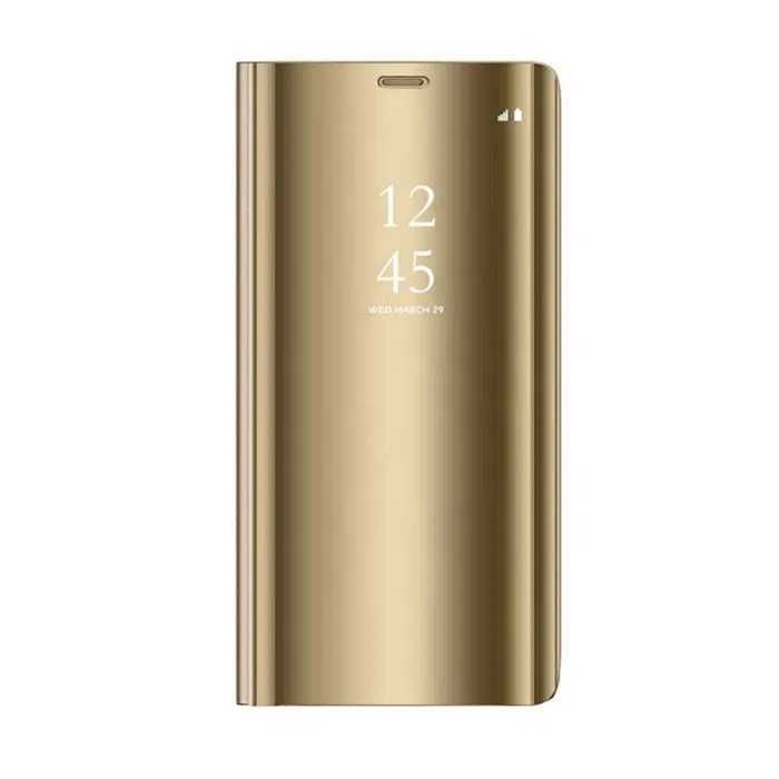 Etui z klapką Samsung Galaxy S10, Clear View Case GOLD