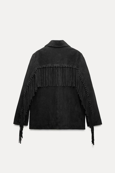 Замшева куртка Zara Тренд цього сезону ХS-L